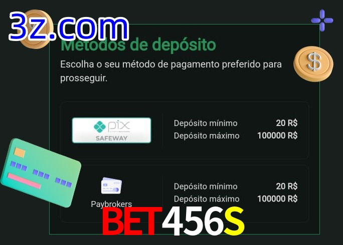 O cassino Bet456S oferece uma grande variedade de métodos de pagamento